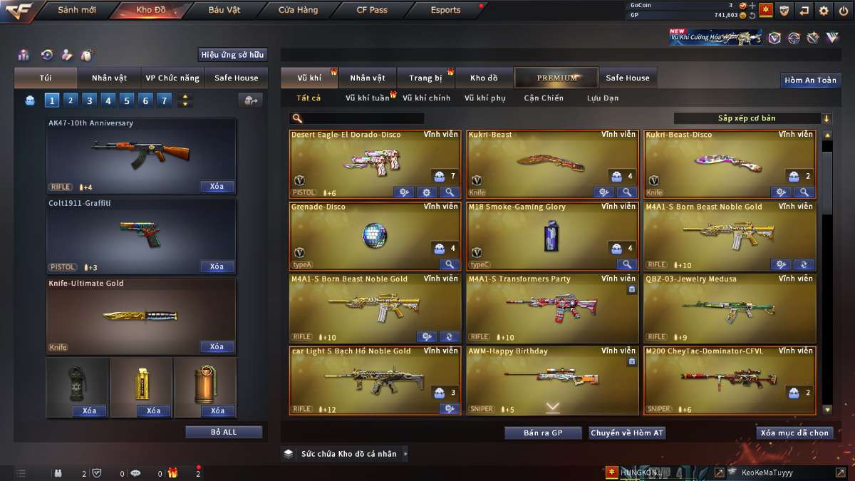 shop acc cf uy tin gia re